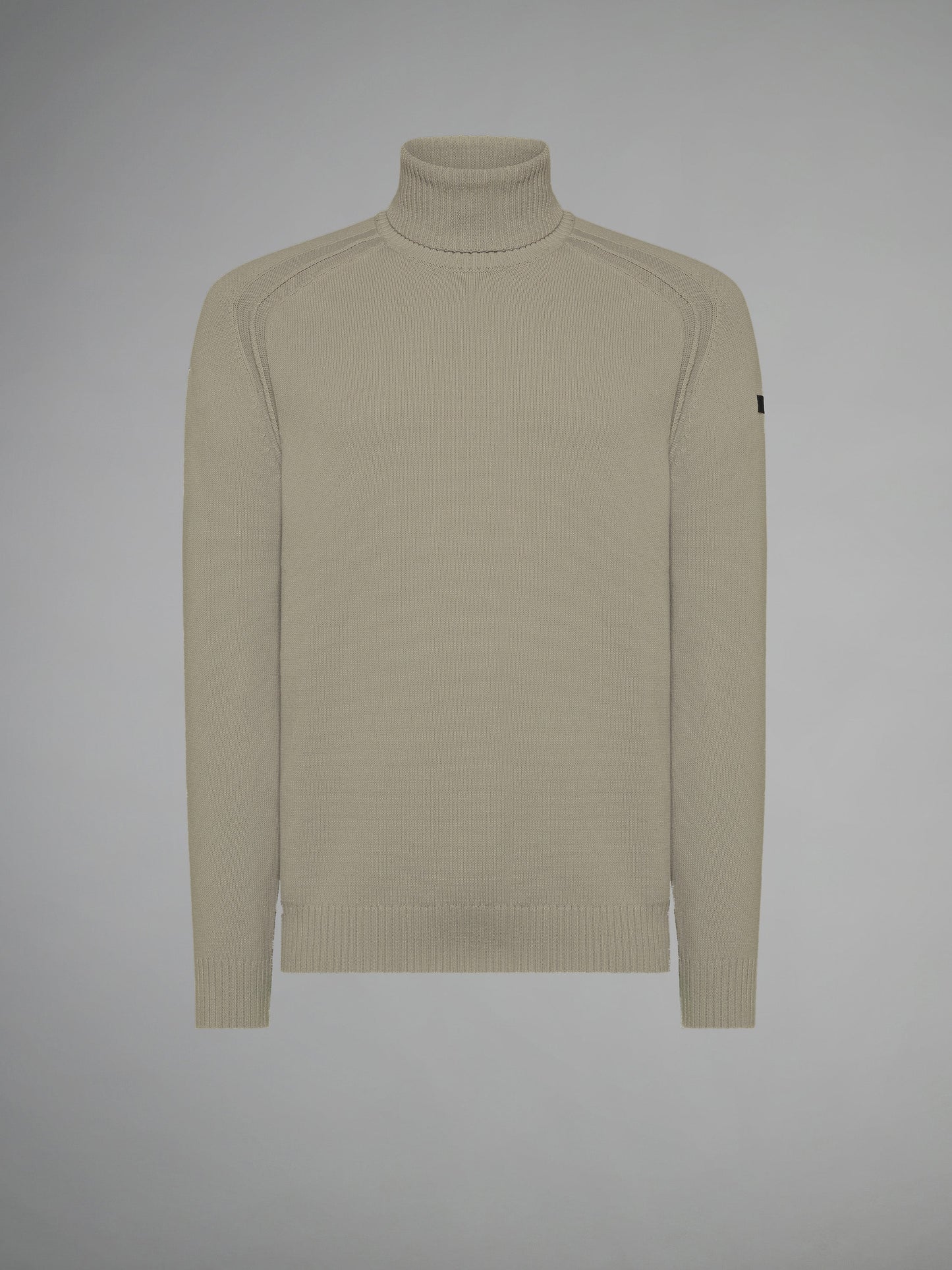 Cotton Plain Turtleneck Knit