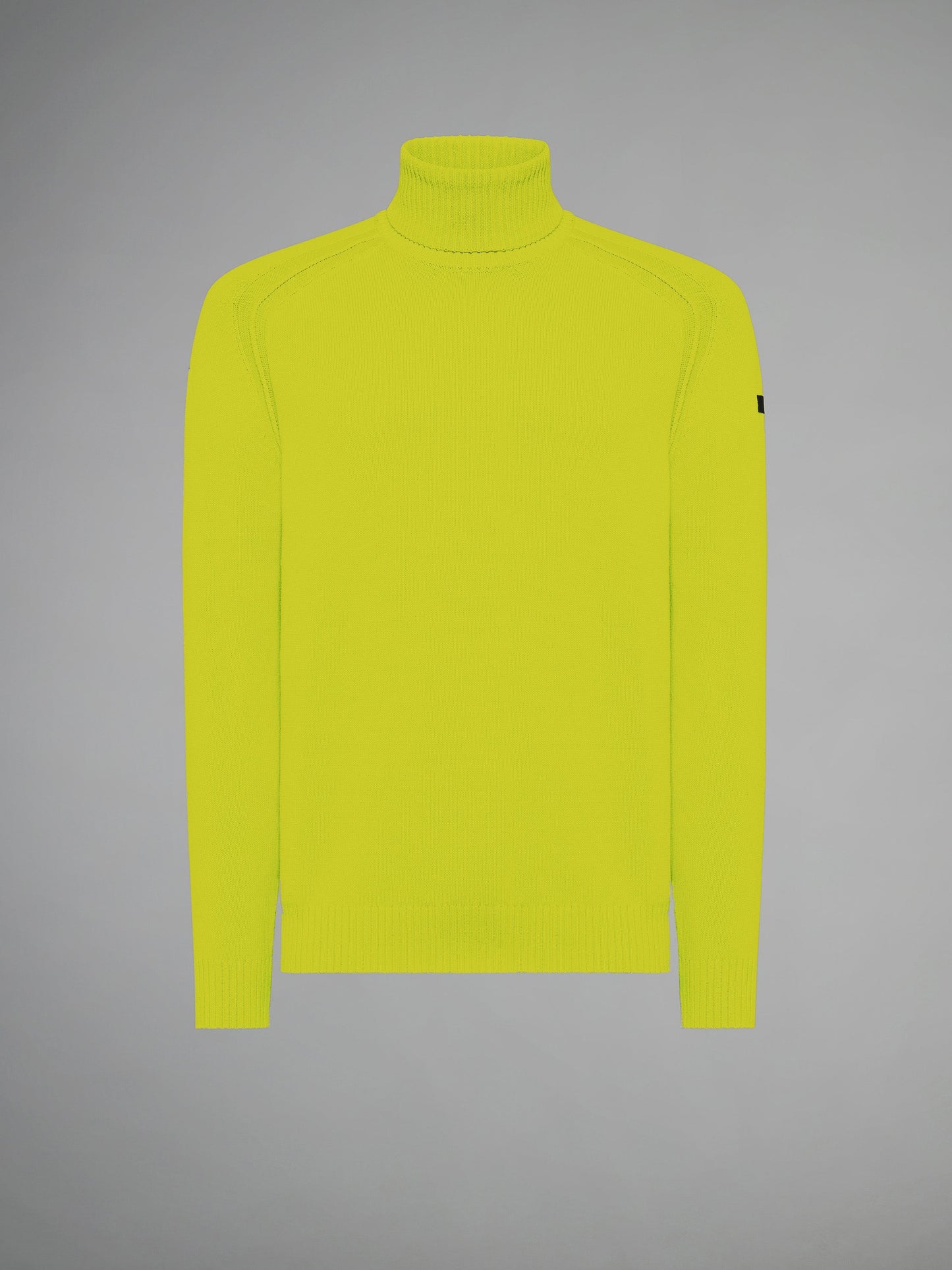 Cotton Plain Turtleneck Knit