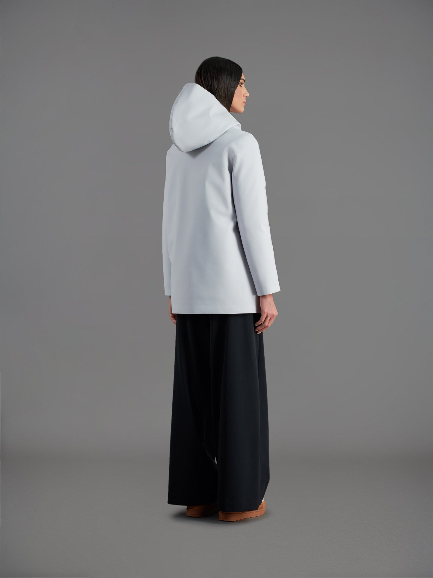 Rubber Double Parka Wom Jkt